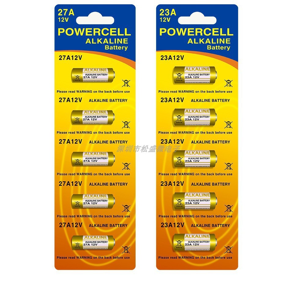 แบตเตอรี่อัลคาไลน์ 12V สำหรับประตูรีโมทคอนโทรลและโคมระย้า - รูปที่ 4