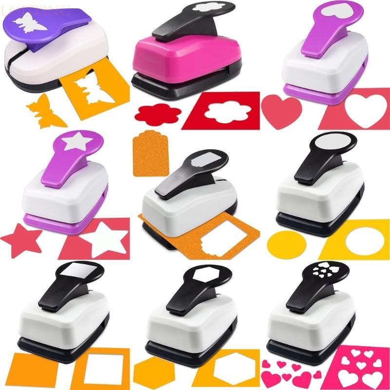 LOUTING รูปแบบสร้างสรรค์กระดาษ Puncher Single Hole Puncher สําหรับเด็กห้องเรียน Art Craft โครงการ Scrapbooking การ์ด Ma