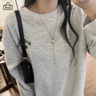 COD❤️สร้อยคอจี้รูปหัวใจปรับได้สไตล์เกาหลีโซ่ไหปลาร้าเรียบง่ายเครื่องประดับแฟชั่นสำหรับผู้หญิง-a.one