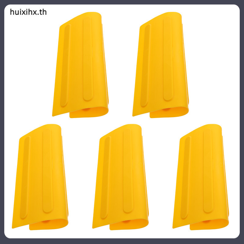 5 ชิ้น PVC Blind Tracks Road Boards สีส้ม Sidewalk Guide สําหรับคนตาบอด huixihx