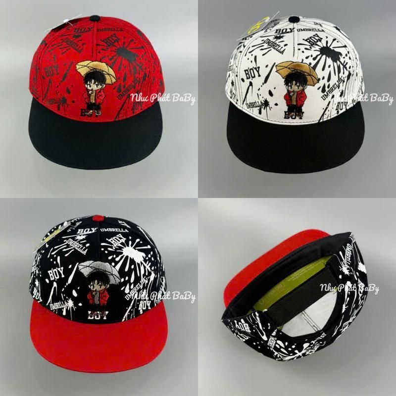 [ 4-10 ปี OLD ] BOY EMBROIDERED HIPHOP HAT - CHILDRENS BOY EMBROIDERED SNAPBACK HAT