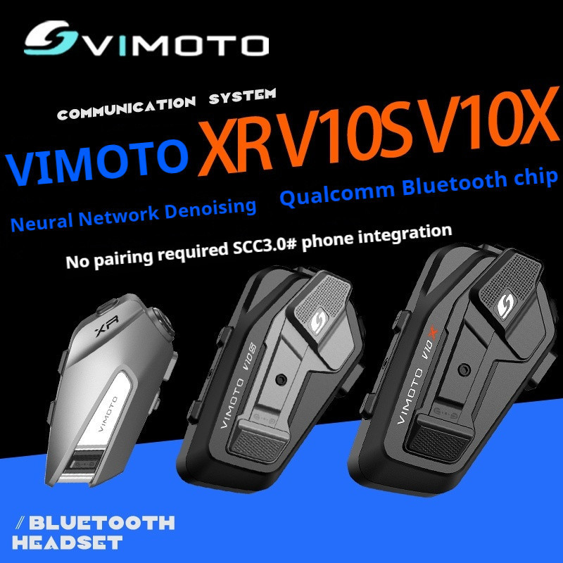 หมวกกันน็อคมอเตอร์ไซค์ VIMOTO XR V10X พร้อมหูฟังบลูทูธในตัว