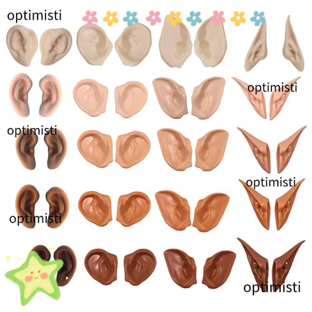 OPTIMISTI Ears Elf Children Natural Dolls Accessories