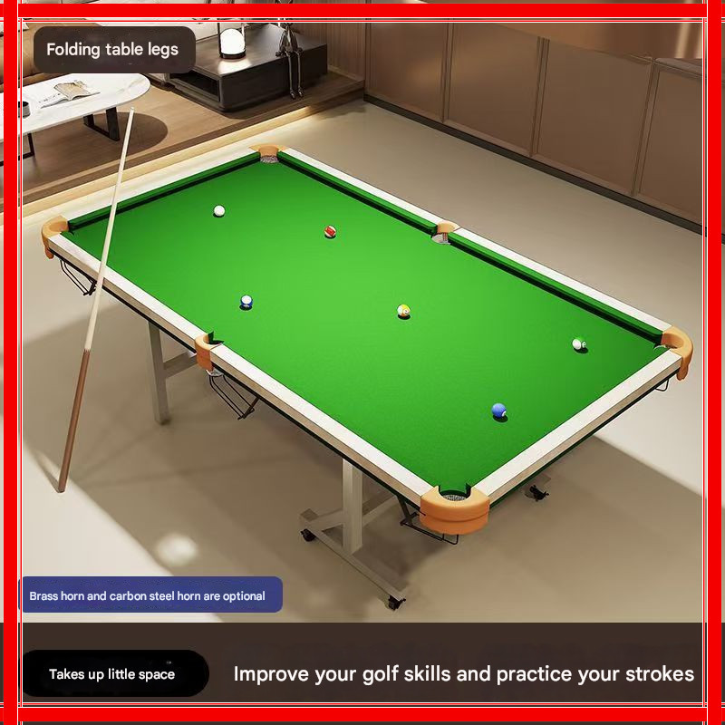200/220cm Pool Table Snooker Table Meja Pool Meja Snooker Foldable Adult Kid Game Billiards Sport In