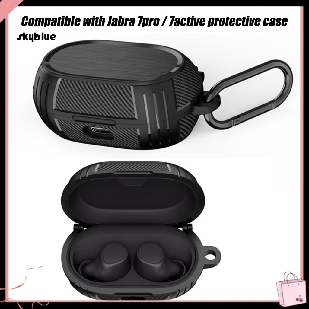 [Sy] สําหรับ Jabra Elite 7 Pro/7 Active Soft หูฟังฝาครอบป้องกันป้องกันฝุ่น