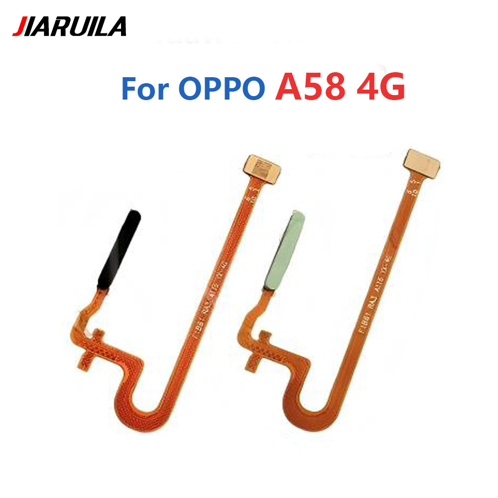 เซ็นเซอร์ลายนิ้วมือ Touch ID เปิดปิดปุ่ม Flex Cable สําหรับ OPPO A58 4G CPH2577