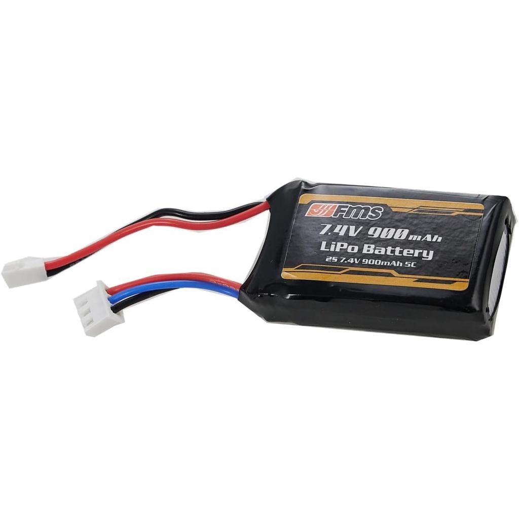 FMS 1/18 แบตเตอรี่ RC รถอะไหล่ RC Crawler RC รถบรรทุกอะไหล่: Lipo แบตเตอรี่ 2S 7.4V 900mAh สําหรับ F