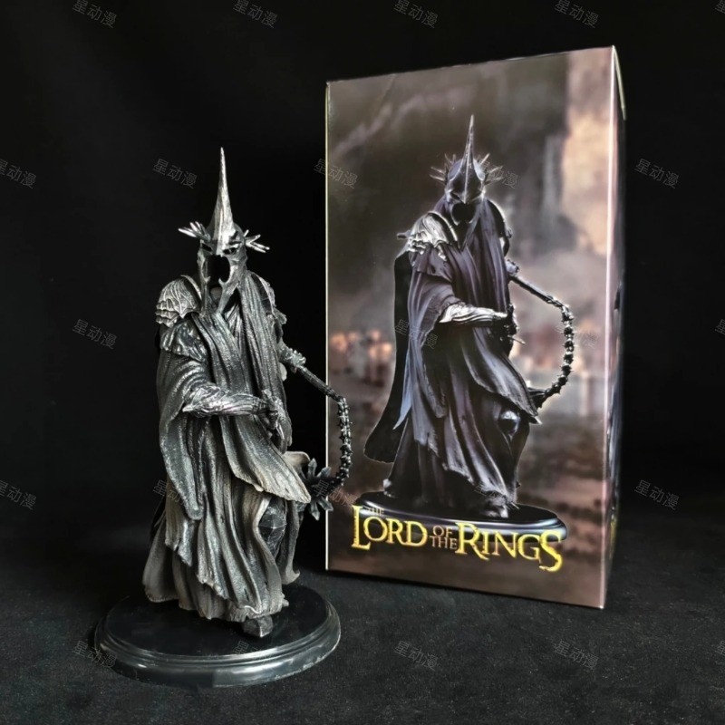 ♡ใหม่ Lord of the Rings King of the Rings Angema Witch King รุ่นที่ 4 รูปปั้นรูปเครื่องประดับ