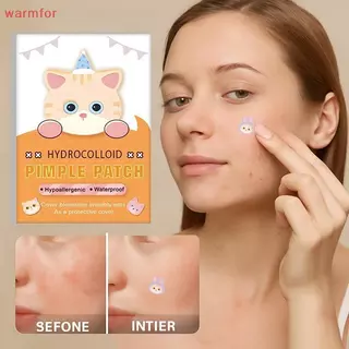 (warmfor) 600 ชิ้นแผ่นแปะสิวรูปสติกเกอร์รักษาสิวที่มีสีสันสิวกําจัดสิวPatch Anti-Acne Hydrocolloidสติกเกอร์