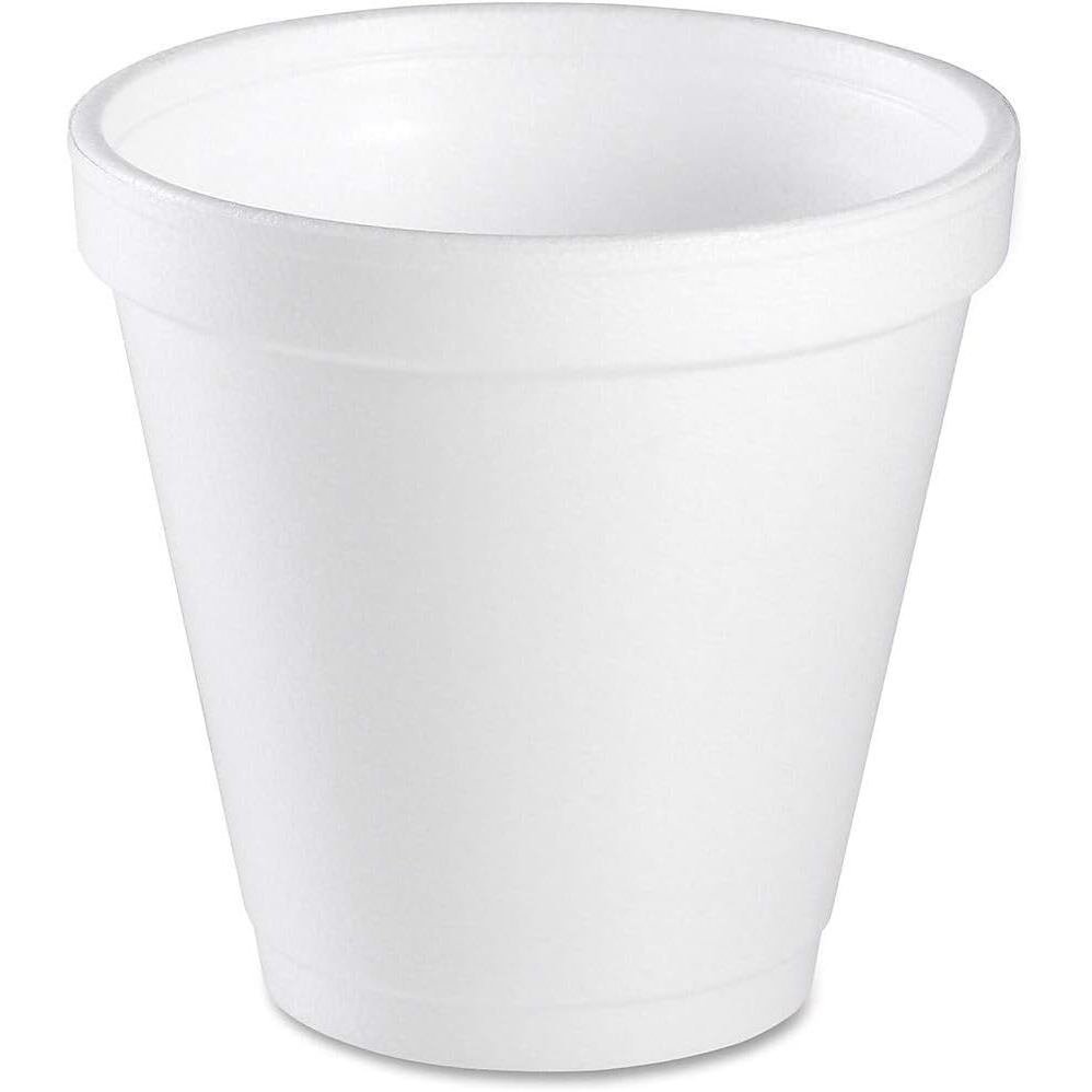 DCC4J4 - Dart 4J4 White Foam Cups, 4 Ounce