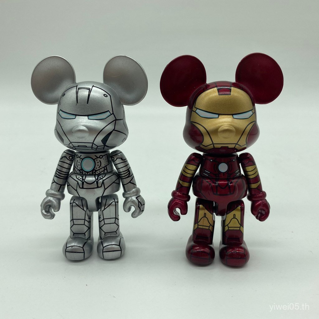 ขายร้อนจํานวนมาก Iron Man รุ่น Movable Building Block หมี Series ตุ๊กตาของเล่นสะสมเครื่องประดับ D6VT