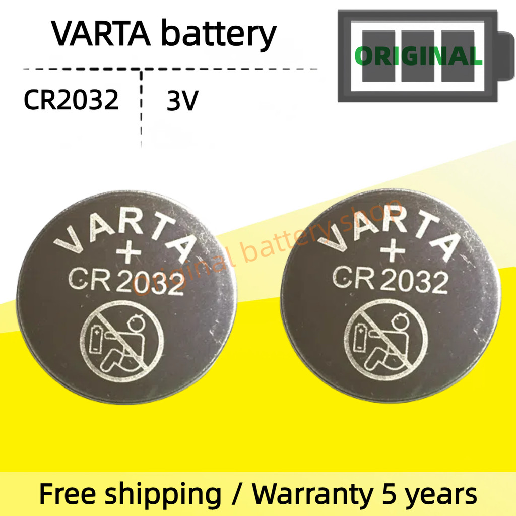 เยอรมนี VARTA CR2032 CR2025 CR2430 CR2450 3V แบตเตอรี่ปุ่ม Suunto นาฬิกากุญแจรถรีโมทคอนโทรลแบตเตอรี่