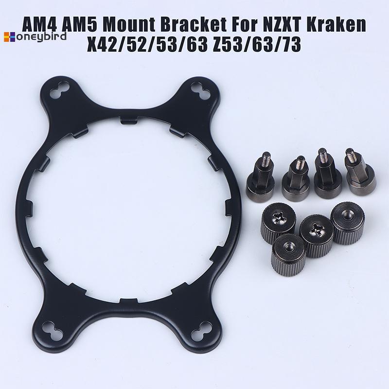 Kaleidoscope AM4 AM5 Mount Bracket Stud Nut Kit สําหรับ NZXT Kraken X41 X42 X51 X52 X61 X62 X63 X72 