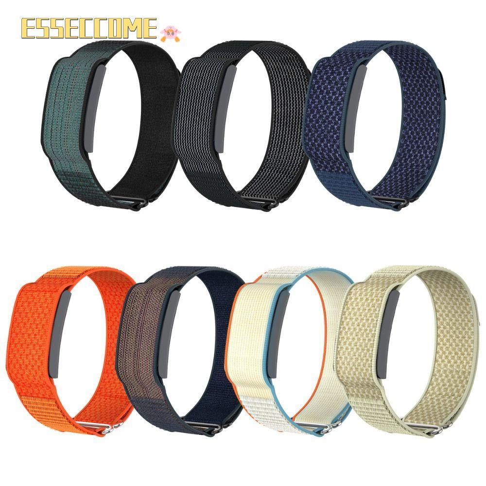 ESSECCOME Sport Band, Loop Design Adjustable Fitness Tracker Strap, Breathable 22mm Nylon Bicep Band