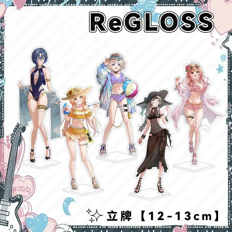 Standee Hololive ReGLOSS Mica รุ่น Hiodoshi Ao Juufutei Raden Otose Kanade Ichijou Ririka Todoroki H