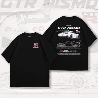 （จัดส่งตลอด 24 ชั่วโมง）Nissan GTR R35 Nismo เสื้อรถ เสื้อยืดคอกลม ผ้าCotton 100% อเมริกันสไตล์ เสื้อยืดผู้ชาย