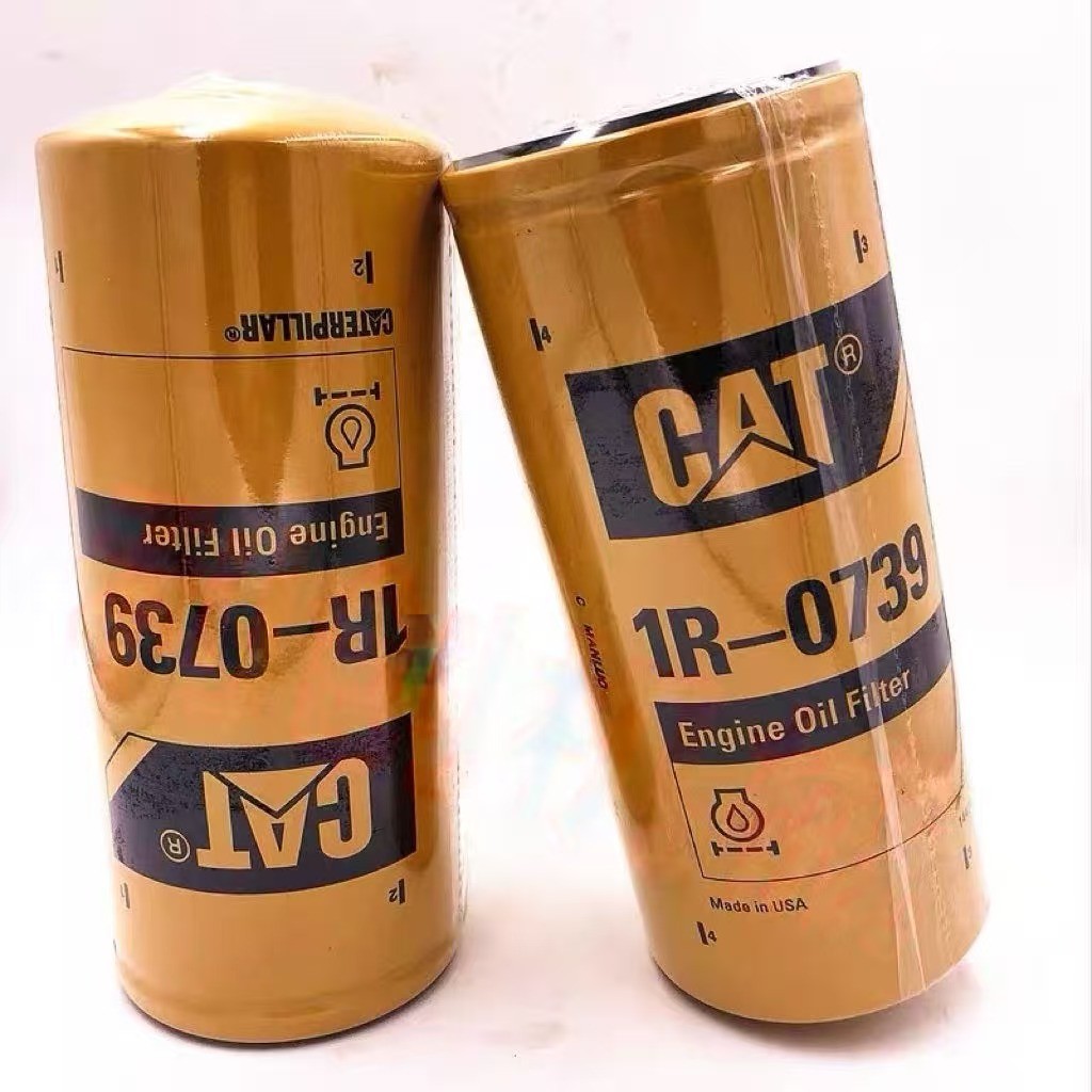 Carter 312D/315D/320C/320D/323D กรองน้ํามันองค์ประกอบ 1R-0739 ตารางน้ํามัน Excavator