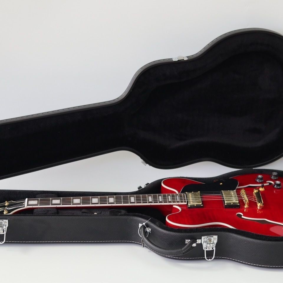 ยี่ห้อใหม่ Epiphone Epiphone Jazz ES335/ES339/กีตาร์ไฟฟ้า Sheraton เฉพาะเคสเปียโนระดับไฮเอนด์
