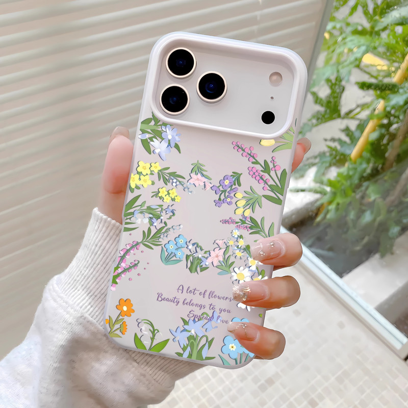 หรูหรา 2-in-1 jelly เคสโทรศัพท์เหมาะสําหรับ infinix หมายเหตุ 50X 5G 50S 5G 50 Pro ดอกไม้ออกแบบกันกระ