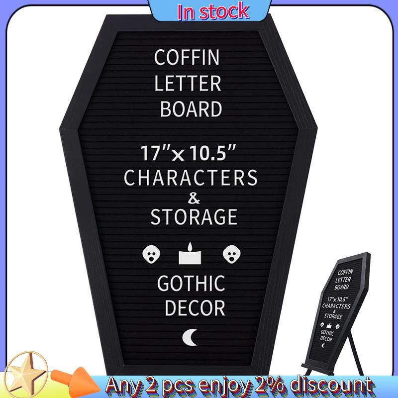 ในสต็อก-1 ชุด Gothic ข้อความ Board Home Decor Letter Board Decor Letter Board พร้อม 340 สีขาวเปลี่ยน