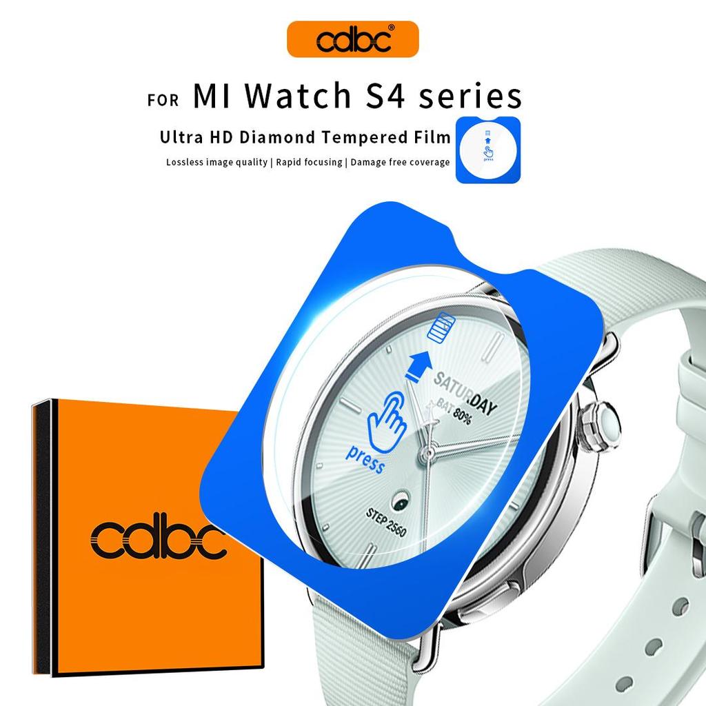 CDBC Diamond Glass สําหรับ Xiaomi Watch 5 / S5 / S4 / S3 | พรีซิชั่นฟิตไร้ฟอง | ความคุ้มครอง
