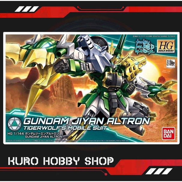 HG BUILD DIVERS 1/100 กันดั้ม Jiyan Altron - โมเดลประกอบ Bandai