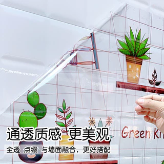 ห้องครัวน้ํามันสติกเกอร์ Fire-Proof ทนอุณหภูมิสูงสติกเกอร์กันน้ําวอลล์เปเปอร์ Self-Adhesive เตาช่วง Hood ฟิล์มติดผนังทั้ง