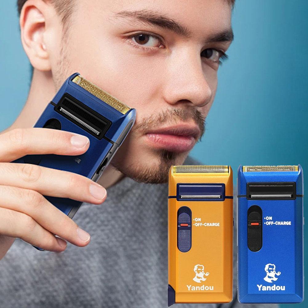 Yandou Original เครื่องโกนหนวดแบบชาร์จไฟได้สําหรับผู้ชายแบบพกพาไฟฟ้ามีดโกน Trimmer กันน้ํา Shave J0f0