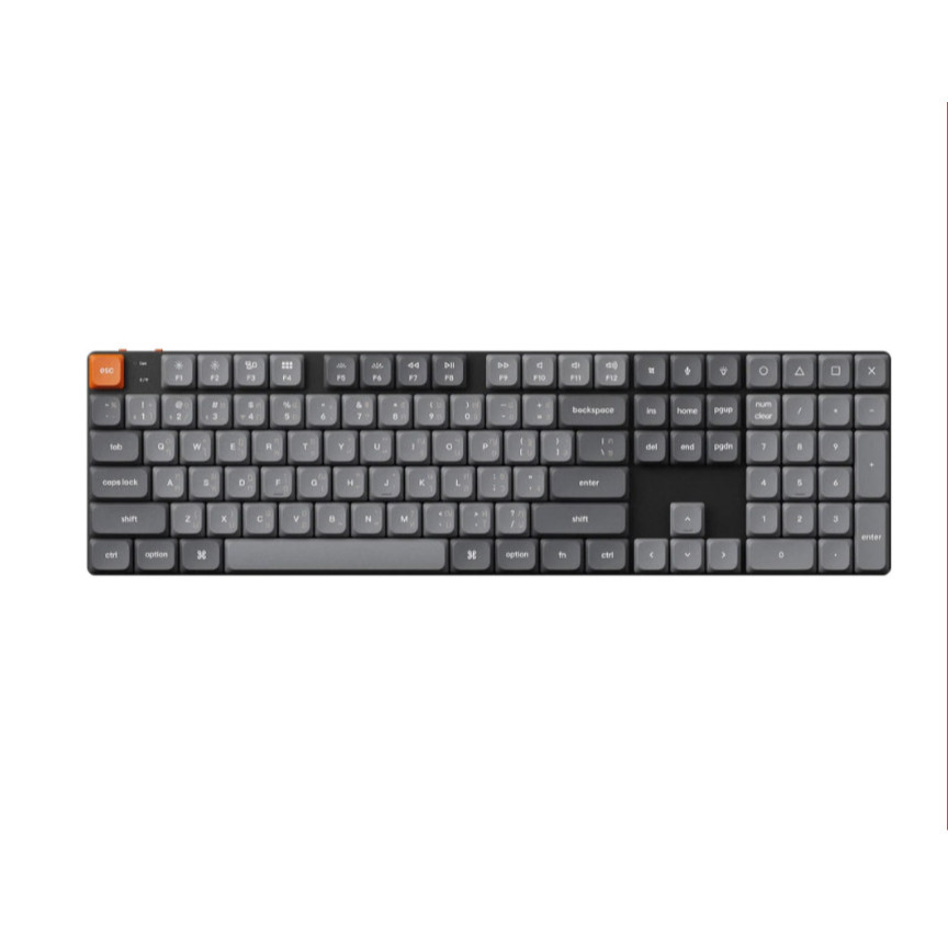 สินค้าใหม่ WIRELESS KEYBOARD (คีย์บอร์ดไร้สาย) KEYCHRON K5 MAX (QMK/VIA) (BLACK) (GATERON LOW PROFIL