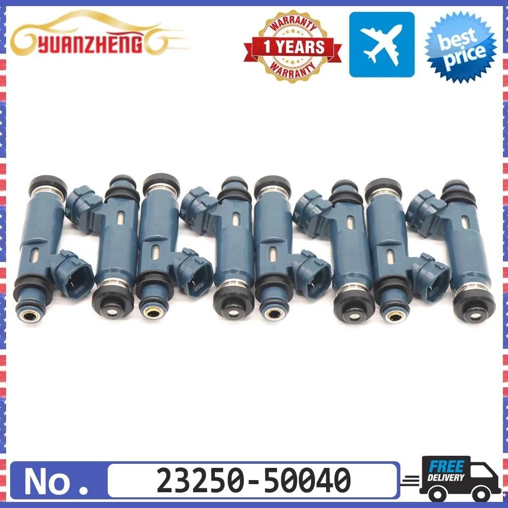 8x ใหม่ 23250-50040 หัวฉีดน้ํามันเชื้อเพลิงหัวฉีดสําหรับ Toyota Land Cruiser 4Runner Tundra Sequoia 