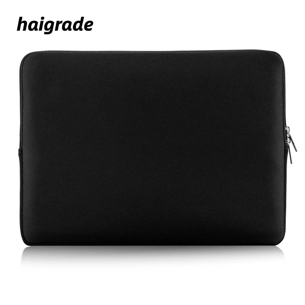 HAIGRADE Notebook Cove, กระเป๋าซิป 13 นิ้ว Laptop Sleeve , Portable Soft Cushion Black/Dark Blue/Red