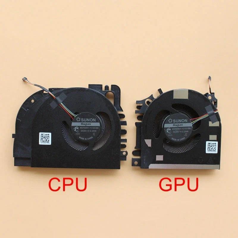 แล็ปท็อปใหม่ CPU GPU Cooling Fan Cooler สําหรับ HP ZBook Fury 17 G7 MG75090V1-1C120-S9A -1C110-S9A N