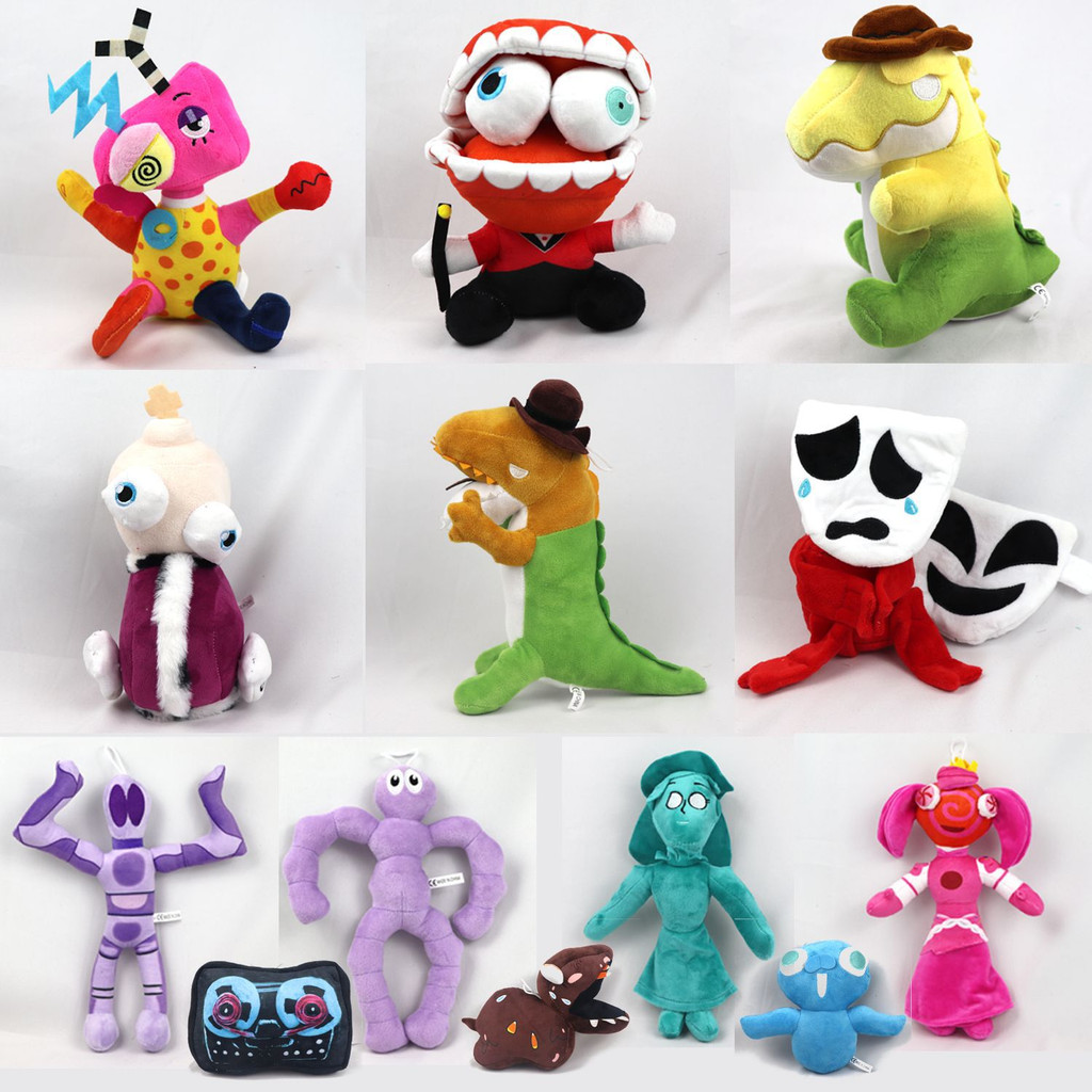 The Amazing Digital Circus Plush ของเล่น Caine Jax Burger Kinger Pomni Tadc ตุ๊กตาของเล่นสําหรับของขวัญเด็ก