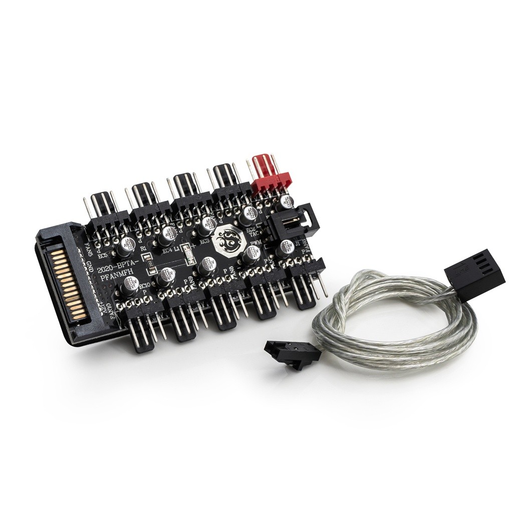 Bitspower PWM FAN Multi Function HUB (ใช้ต่อเพิ่มพัดลมคอม)