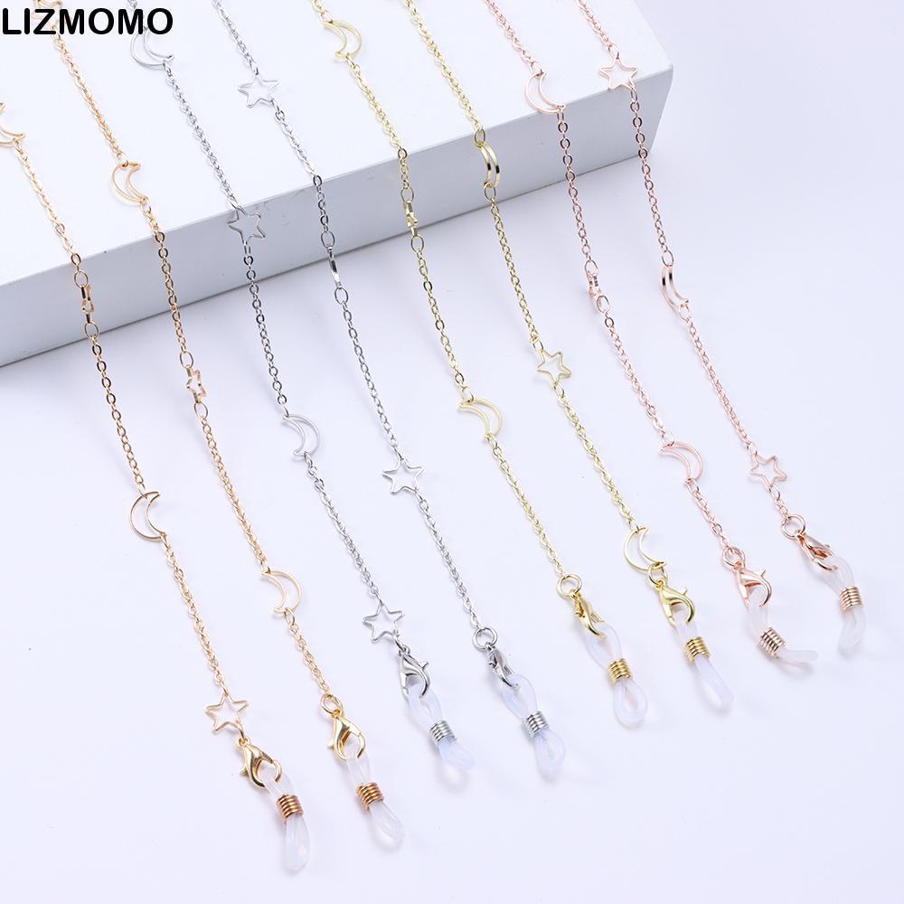 LIZMOMO Lanyards Anti-lost Cord Holder Star Moon แว่นตากันแดดโซ่