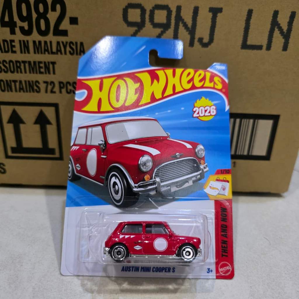 Hot Wheels AUSTIN MINI COOPER S RED Case J