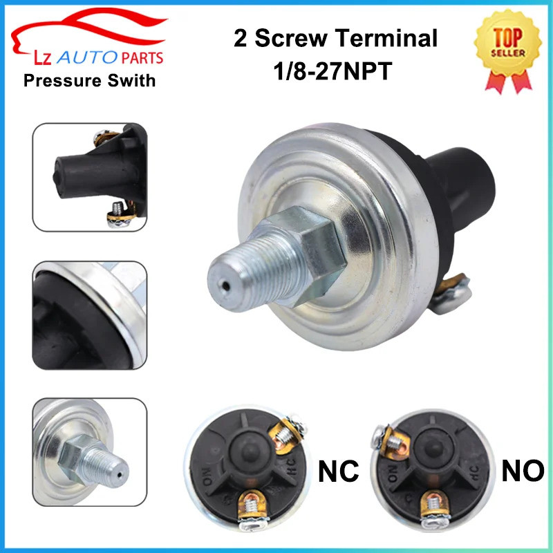 1/8-27NPT เซ็นเซอร์ความดันน้ํามัน 78632-1PSI NC, 76051-2PSI NO, 76575-4PSI NO, 76578-10PSI NC, 76553