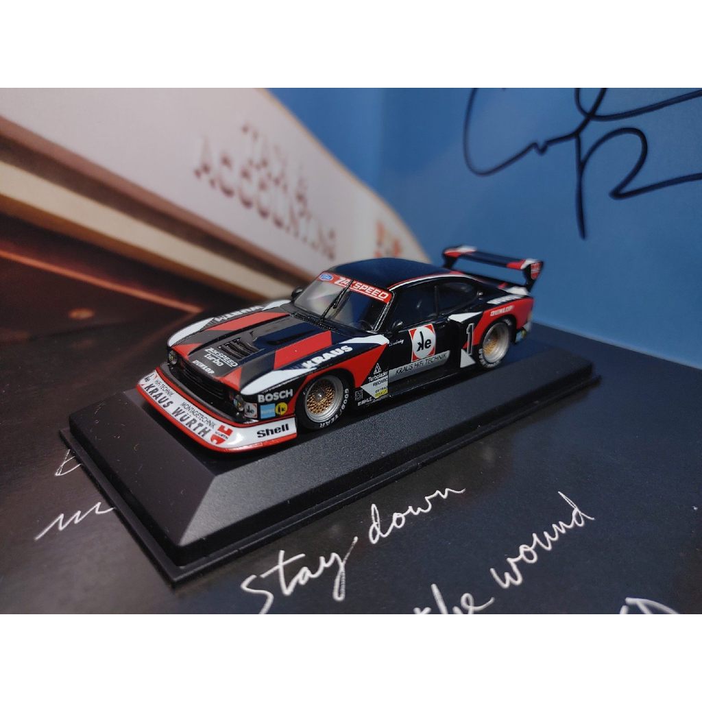 Minichamps Ford Capri Straw 5 Zakspeed DRM 1980 Klaus Ludwig 1/43 Minichamps Ford Capri Straw 5 Zaks
