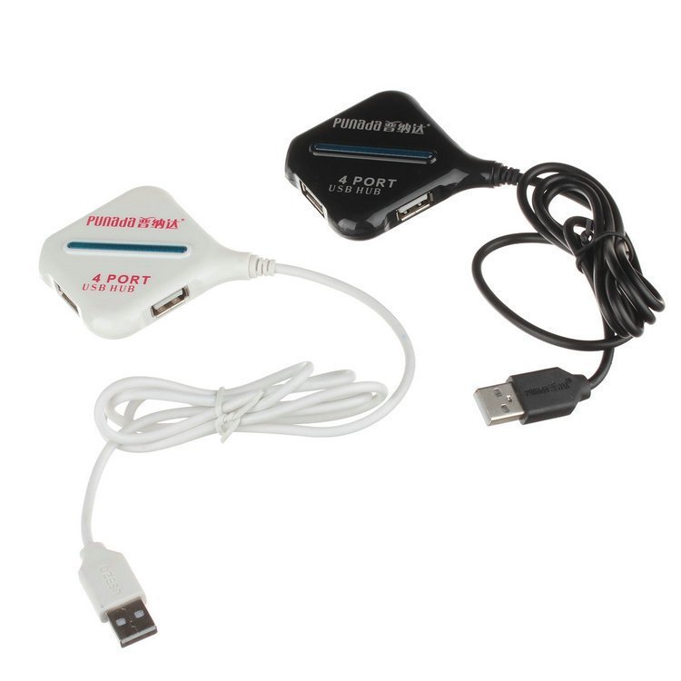 Punada I-1005 4 พอร์ต USB2.0 HUB 4 พอร์ต USB Hub สามารถนําอินเทอร์เน็ตฮาร์ดดิสก์สายเคเบิล 1 เมตร