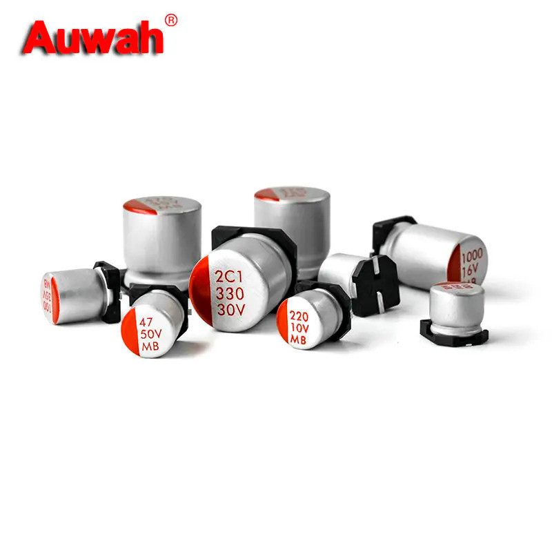 10 ชิ้น/ล็อต SMD Polymer Solid Capacitor 6.3V 10V 16V 25V 35V 50V 63V 47uF 100uF 220uF 270uF 330uF 4