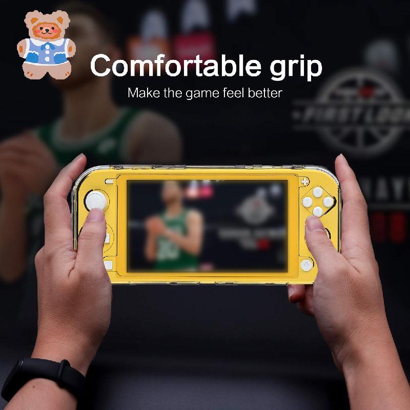 เคสใสสําหรับ Switch Lite เคสแข็งป้องกันพร้อมขาตั้งสําหรับอุปกรณ์เสริม Switch Lite Switch Lite
