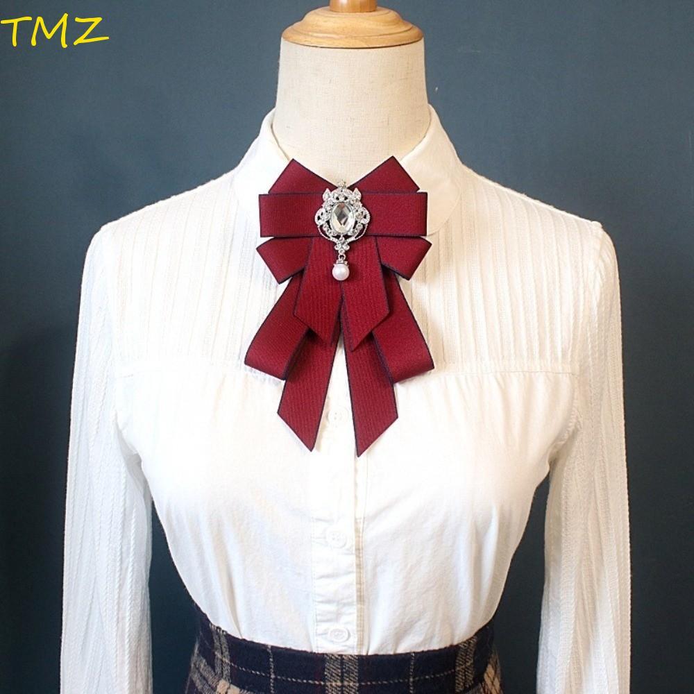 TMZ14968 พวงมาลัยพลอยเทียม หูกระต่ายสีทึบ ออกแบบสำหรับผู้ชาย พร้อมโบว์และสร้อยคอ เพิ่มความหรูหราให้ช