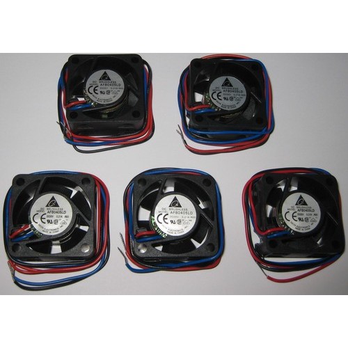 พัดลม 5 x Delta 40 มม. - 5 V - 5000 RPM - Delta AFB0405LD - 5V DC - 5.6 CFM - 25 dB