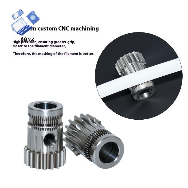 [BBNZ] 1 ชุด 3d อุปกรณ์เสริมเครื่องพิมพ์ Dual Drive Gear Extruder Kit Cloned Btech อัพเกรดสําหรับ Ex