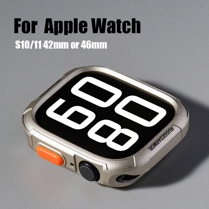 ซิลิโคนกันชน Soft Case กันกระแทก กันรอย Matte สําหรับ Apple Watch 10/9/8/7/6/SE/5 ขนาด 40/41/42/44/45/46/49 มม.