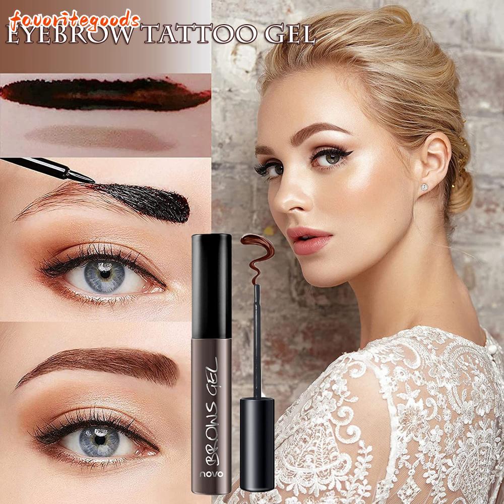 FAVORITEGOODS Peel Tattoo Eyebrow Gel สูงสุด 3 วัน Waterproof Eyebrow Tint Tint Tint EyeBrow Gel