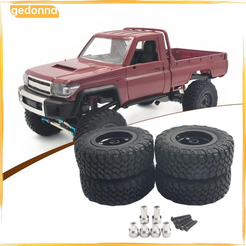 [gedonna] 4 ชิ้น 1/12 RC ยางรถยนต์, ติดตั้งง่าย, การปรับเปลี่ยน, 74 มม., อุปกรณ์รถของเล่น, ชิ้นส่วนทดแทนโดยตรงสําหรับ MN82