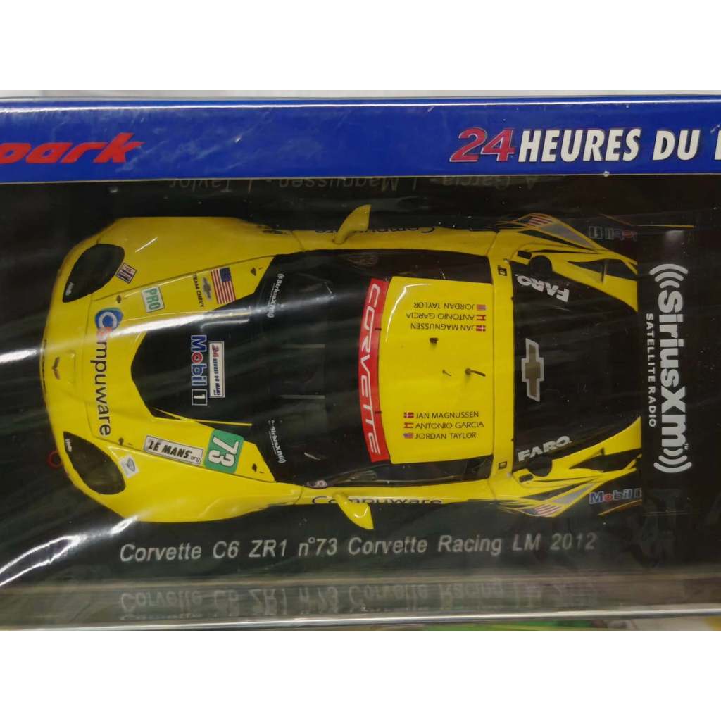 [Orphan] spark 1: 43 โมเดลรถเรซิ่น corvette c6 zr1 2012 Le Mang