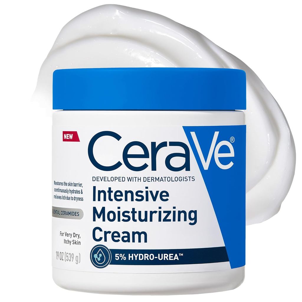 CeraVe Intensive Moisturizer, Body Moisturizer with Shea Butter, มอยเจอร์ไรเซอร์ 72H+ซ่อมแซมผิว, โลช