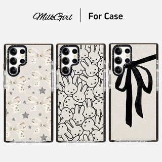 Gitter Bowknot Star Rabbit Samsung สําหรับ Samsung Galaxy S25 24 23 22 UItra S25 24 Plus กันกระแทกป้องกันปลอกอ่อน